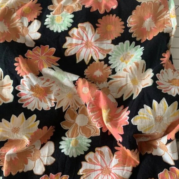 NEW- Roxy Juniors' Summertime Feeling Puff-Sleeve Dress MSRP $60 - Picture 7 of 9